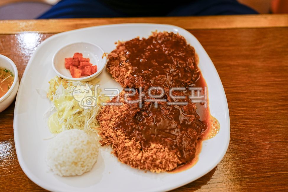 Pork cutlets,fried food,King pork cutlet,pork cutlet,Light Western food