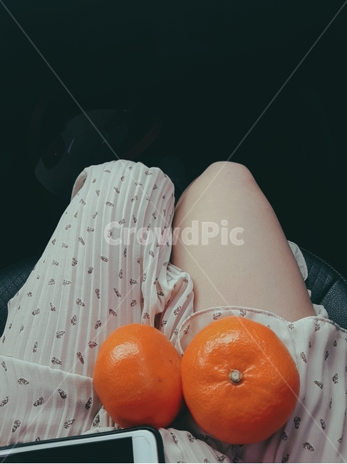 치마,다리,감성,천혜향,귤,여자