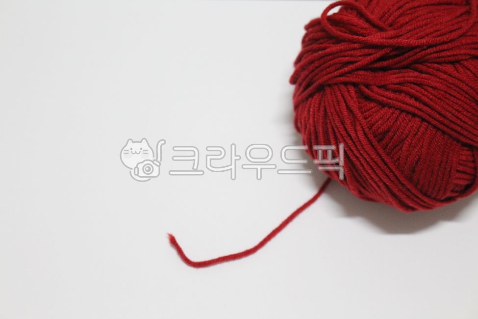 털실, 붉은색, 레드, red, 빨강, 사진,이미지,일러스트,캘리그라피 - amelie20작가