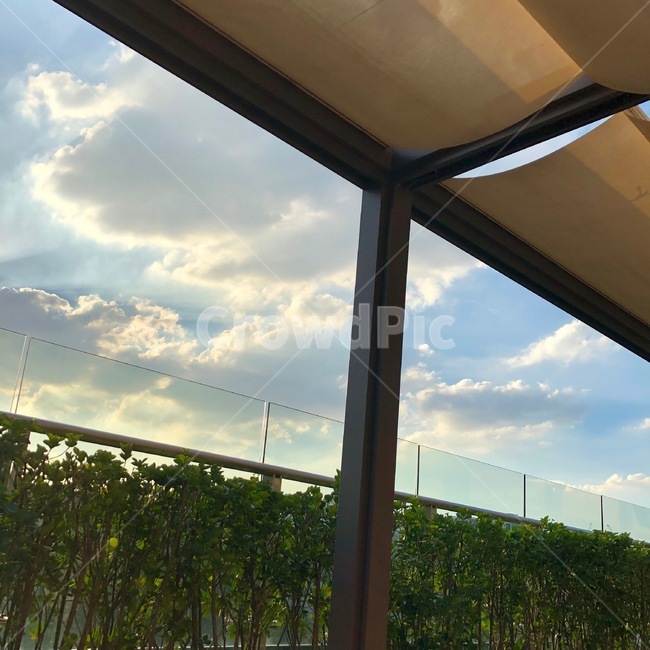 하늘,구름,흰구름,여름하늘,햇빛,자연,풍경,nature,landscape,patio,안마당,porch,현관,pergola,페르 골라