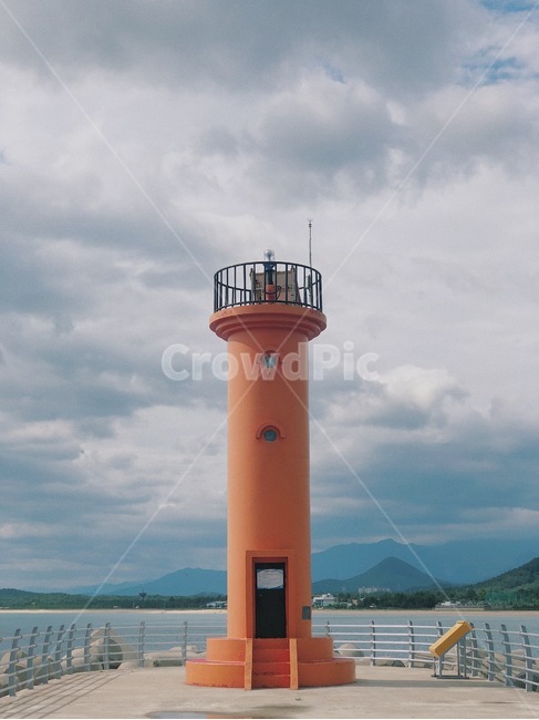 강원도,여름,색감,등대,항구,동해바다,해수욕장,풍경