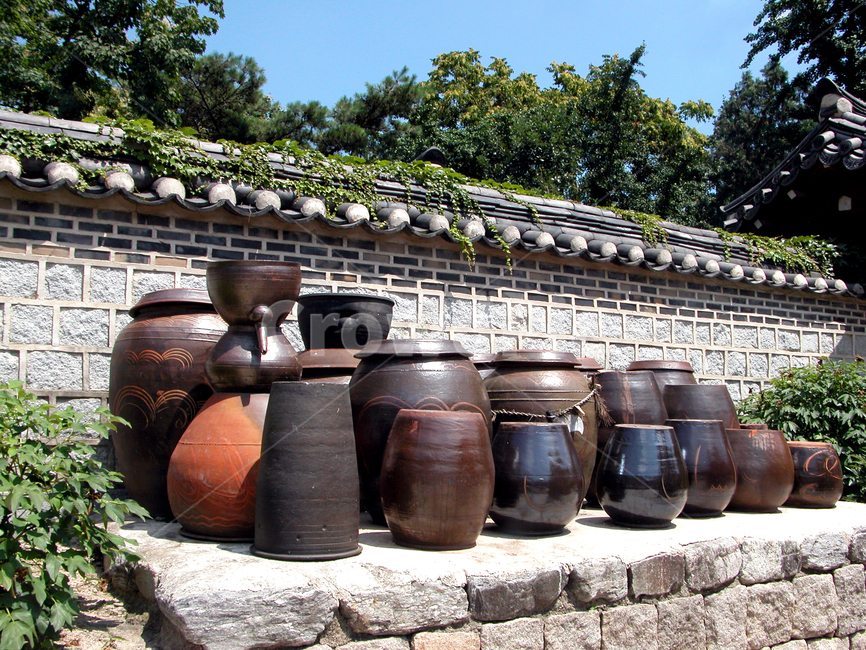 한국,한옥,항아리,가옥,담장,전통가옥,기와집