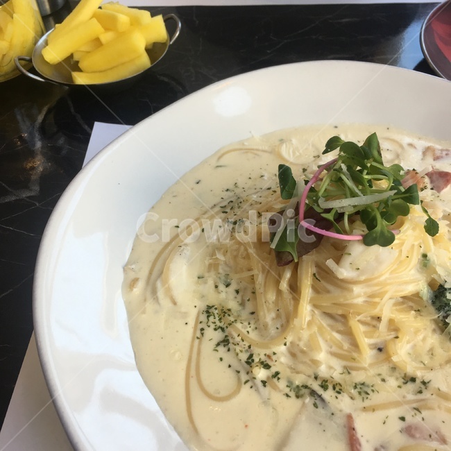 음식,레스토랑,플레이팅,파스타,스파게티,크림,까르보나라,맛있는,food,delicious,음식촬영,원주