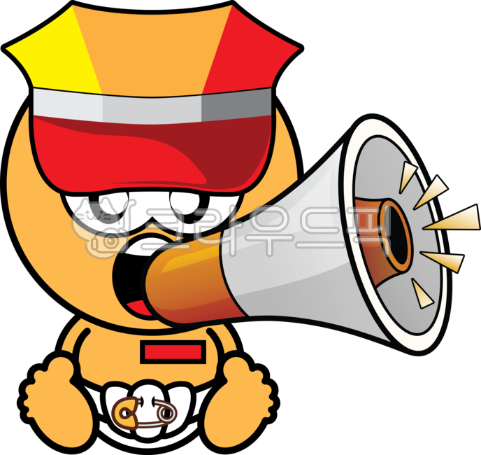 Tiny,illustration,cartoon,little,person,child,marine,soldier,man,speaker