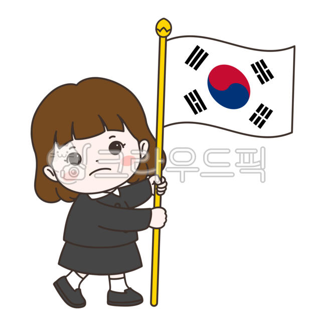 삼일절,광복절,국경일,31절,3월1일,대한독립,삼일운동,만세운동,독립운동,대한독립만세,호국보훈,독립운동가,광복,항쟁,항거,저항,어린이집,유치원,어린이,사람,코스튬,복고풍,도안,꾸미기,캐릭터,일러스트,그림,교복,옛날교복,학창시절,옛날,레트로,태극기,국기,깃발,여자,소녀