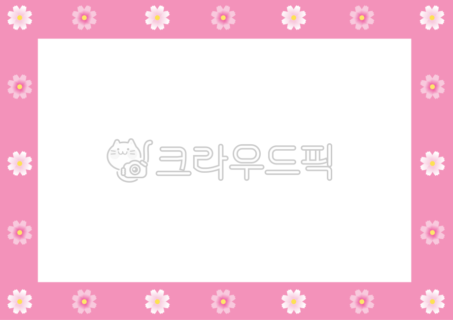 border,painting,letter,memo,illustration,Cosmos,flower