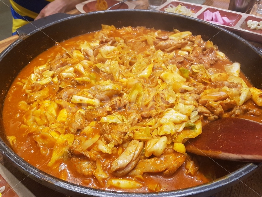 Chuncheon Dakgalbi,Soju snacks,Chun Cheon,Soup Dakgalbi,Chicken Ribs