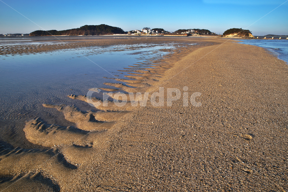 선재도,목섬,모래톱,바닷길,갯벌,썰물,바다,서해,인천,해변,바다,beach,sea