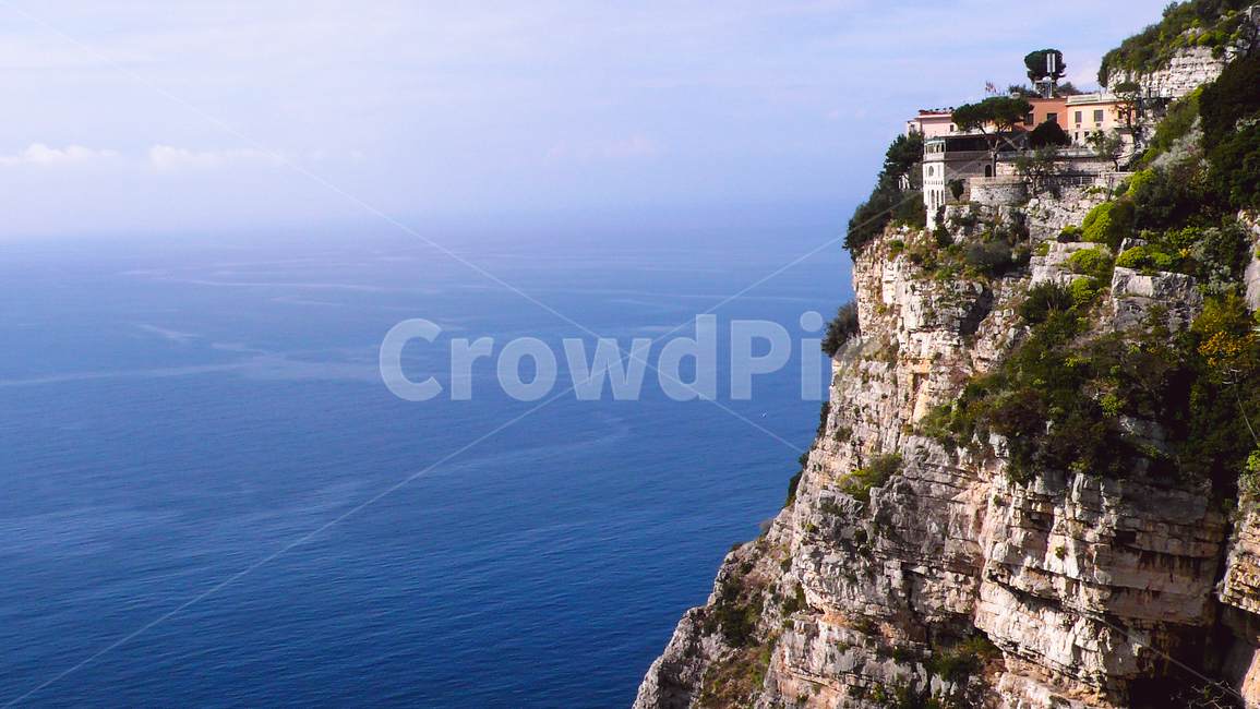 절벽,산타루치아,바다,남부이탈리아,아름다움,옥외,nature,자연,낭떠러지,cliff