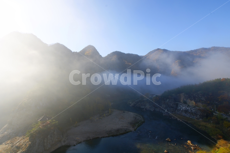 월류봉,운해,영동군,풍경,가을,자연,풍경,nature,landscape,한국자연풍경,한국자연경관,korea nature landscape,light,빛,flare,플레어,outdoors,옥외,mountain range,산맥,mountain,산