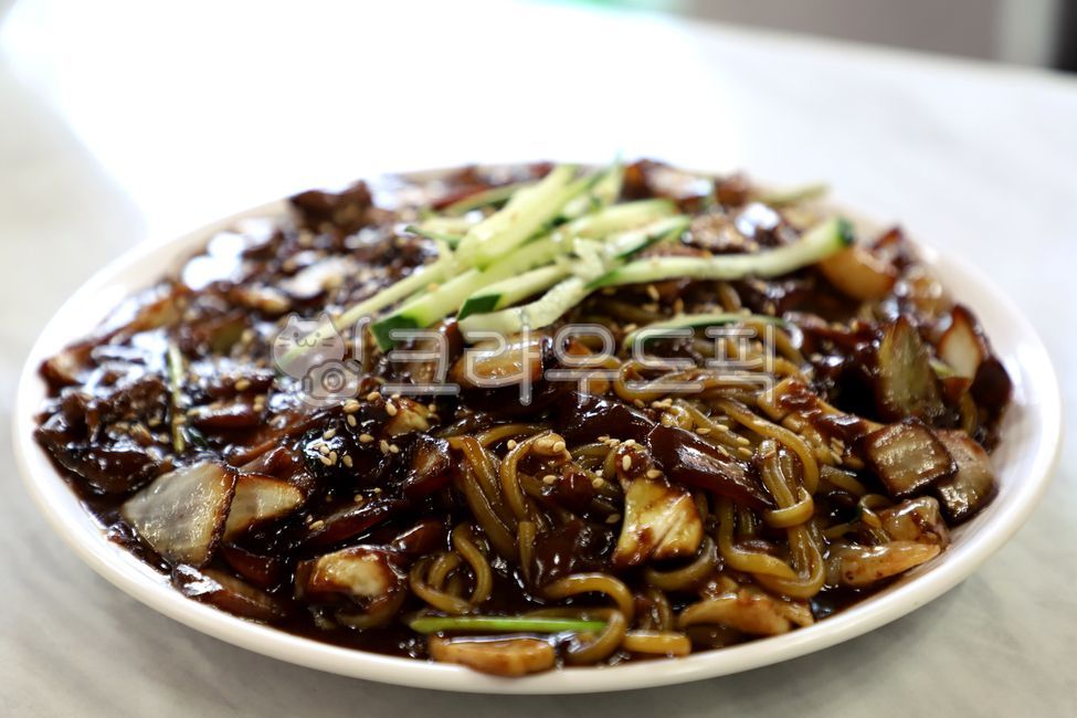 쟁반짜장, 짜장, 짜장면, 요리, food, 사진,이미지,일러스트,캘리그라피 - peoplelee작가