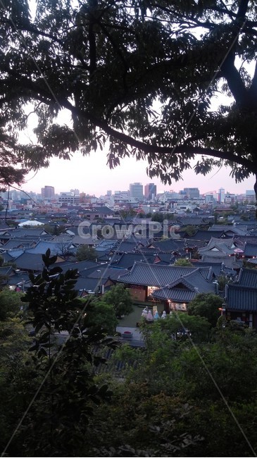 전주,한옥마을,풍경,이목대,한옥