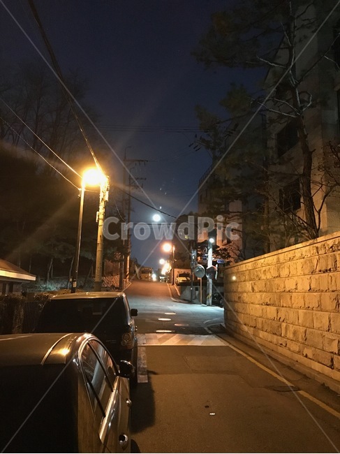 골목길,야경,보름달,서울,밤,야경,밤,풍경,nightscape,night,landscape,골목길,alley