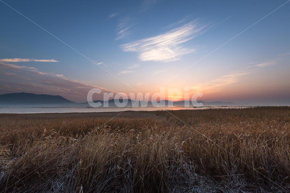 화포해변,해변,일출,물안개,바다,억세,구름,하늘,자연,풍경,nature,landscape,outdoors,옥외,sky,sunset,일몰,dusk,황혼,dawn,새벽,red sky,붉은 하늘,land,땅