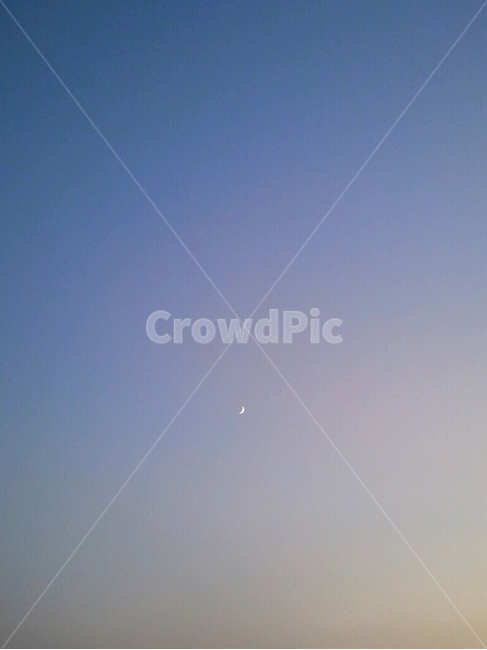 달,하늘,초승달,분위기,파랑,자연,풍경,nature,landscape,야경,밤,nightscape,night,outdoors,옥외