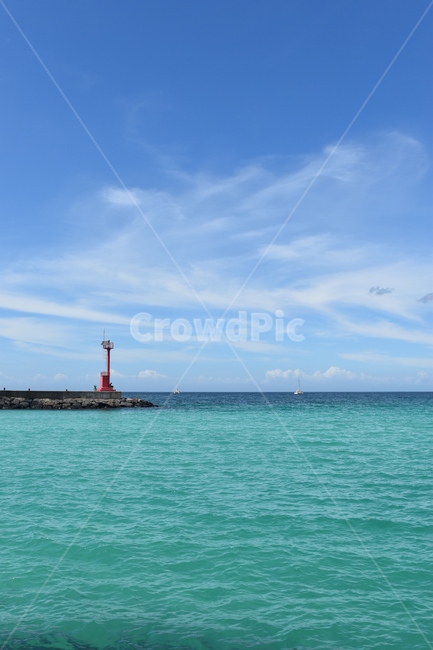 제주도,바다,하늘,구름,등대,푸르른,여름,등대,lighthouse,water,물,sea,ocean,대양,outdoors,옥외,nature,자연,land,땅