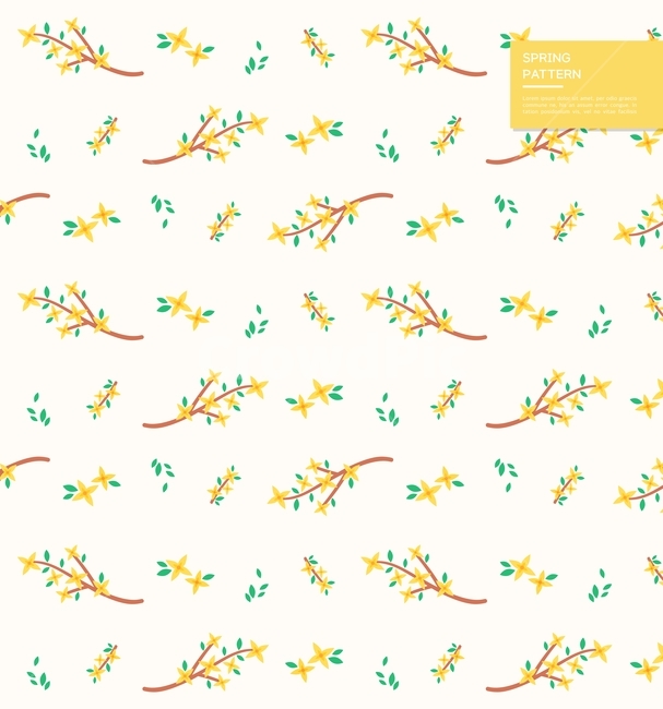 sprout,pattern,rule,flower,spring,background image,forsythia,leaves,background,repeat,plant,season,illustration
