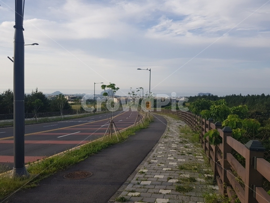 자연,구름,내리막길,힐링,제주도