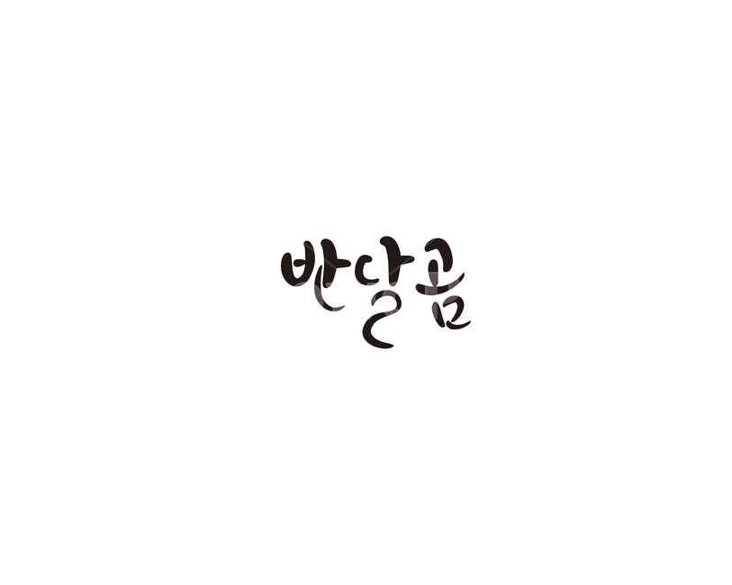 캘리,캘리그라피,곰,반달,반달곰,동물,손글씨,캘리그라피,손글씨,calligraphy