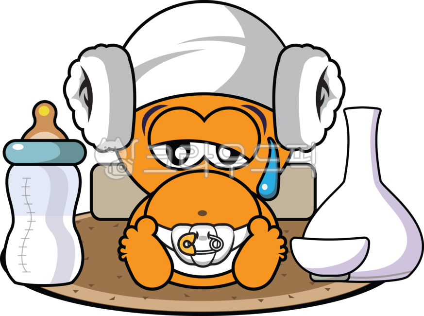 쪼꼬마,일러스트,만화,꼬마,사람,아이,사우나,술,막걸리,이유식,양머리