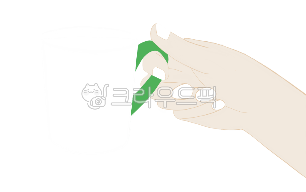 머그컵,손모양,손,머그컵을든손,컵,hand,컵일러스트,머그컵일러스트,cup,coffeecup,mug,mugcup,커피컵,머그잔,흰색머그컵,파란손잡이,파란손잡이머그컵,녹색손잡이,녹색손잡이머그컵,초록손잡이,초록손잡이머그컵