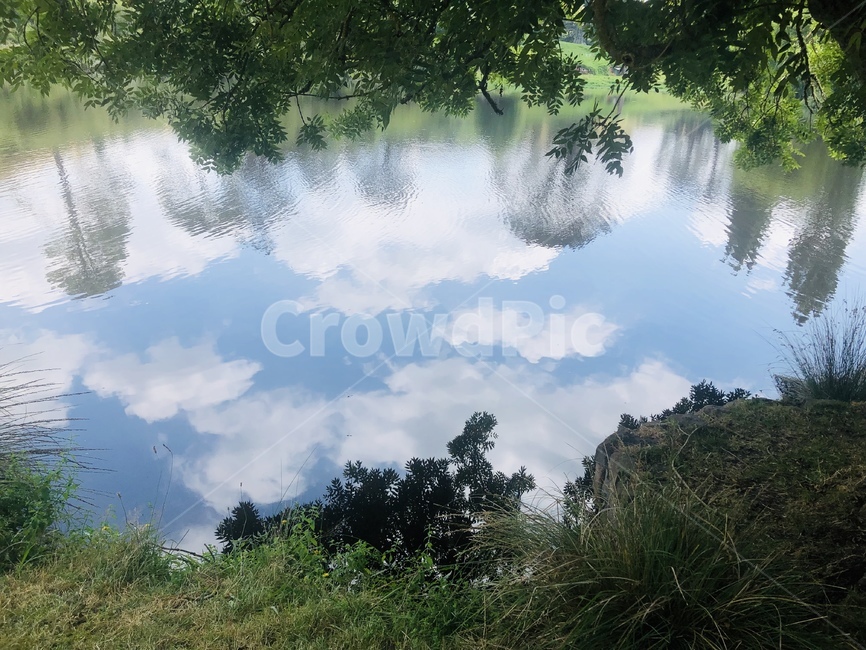 pond,clouds,peace,연못,하늘,자연,풍경,nature,landscape