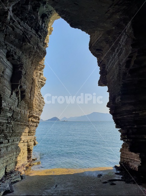 nature,자연,sea,바다,outdoors,water,물,대양,동굴,cave,해안선,상족암,고성,여행,자연,풍경,nature,landscape