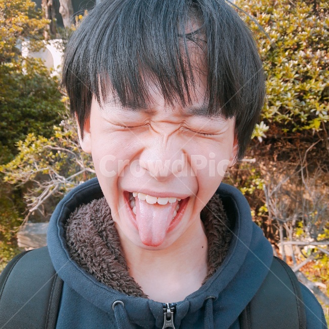 초딩,메롱,바보,헤헤,찡긋