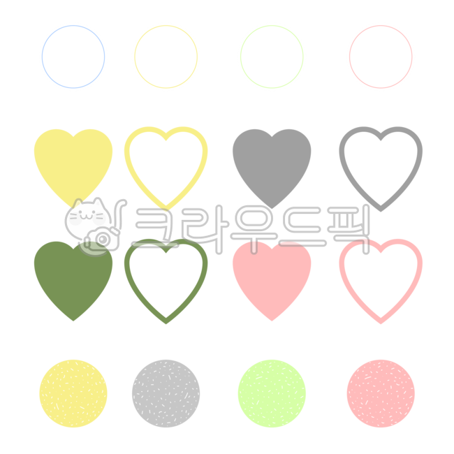 하트,하트일러스트,스티커,일러스트,다꾸,다이어리,다이어리꾸미기,아이어리스티커,굿노트,굿노트스티커,다꾸스티커,키치,키치스티커,손그림,귀여운스티커,원형스티커,동그라미