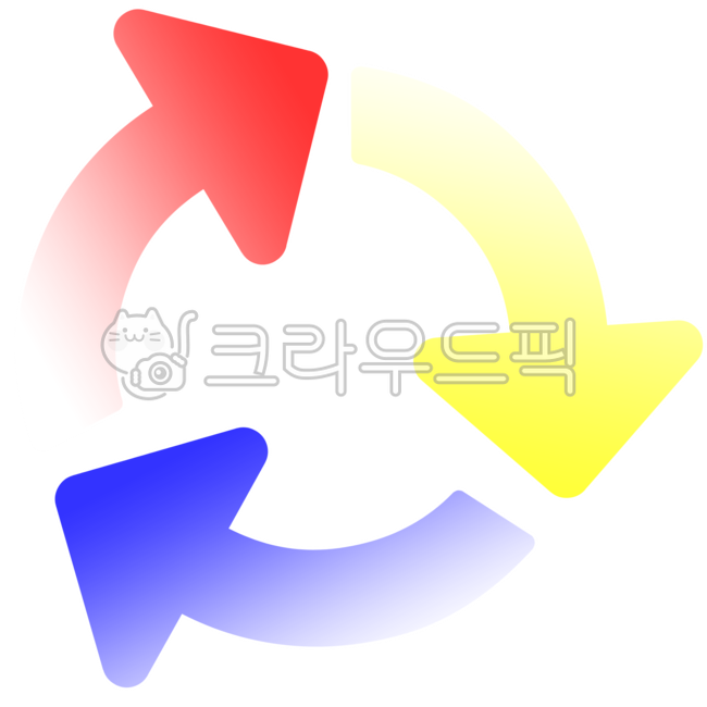 arrow,curve,rotation,tricolor,curved arrow,rotation arrow