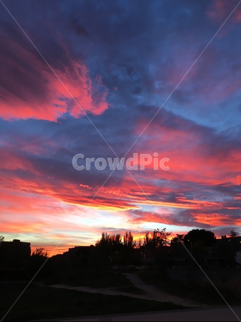 하늘,sky,sunset,redsky,nature