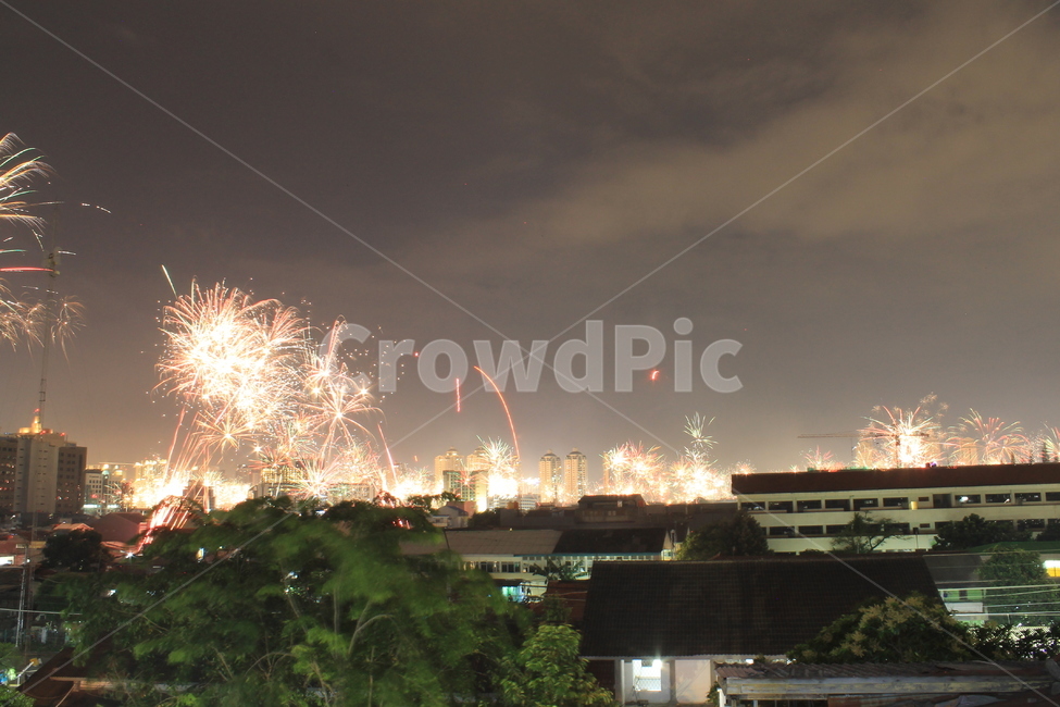 자카르타,불꽃놀이,새해,새해맞이,jakarta,firework,newyear
