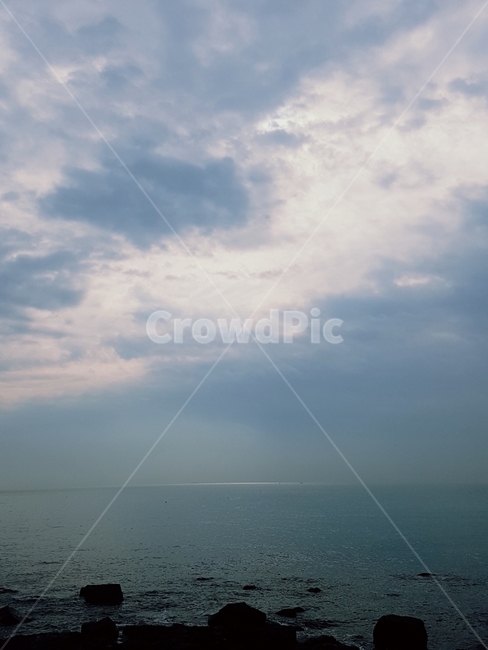하늘,바닷가,바다,구름,흐린날,자연,풍경,nature,landscape,outdoors,옥외