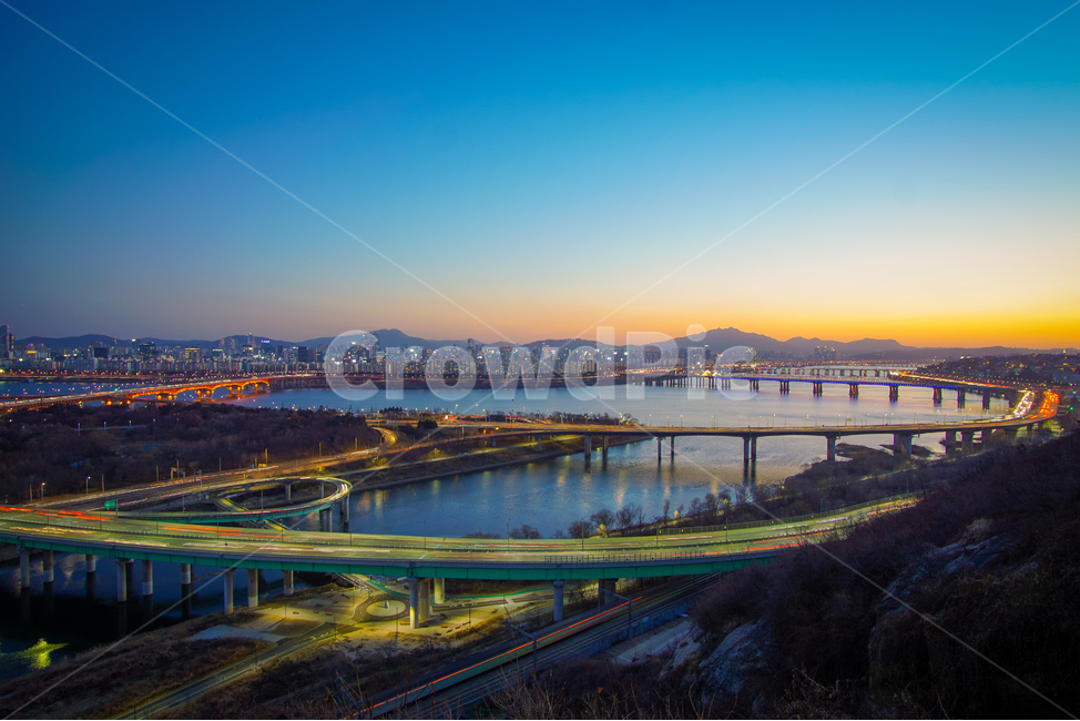 고속도로,도로,한강,기차,다리,야경,밤,풍경,nightscape,night,landscape