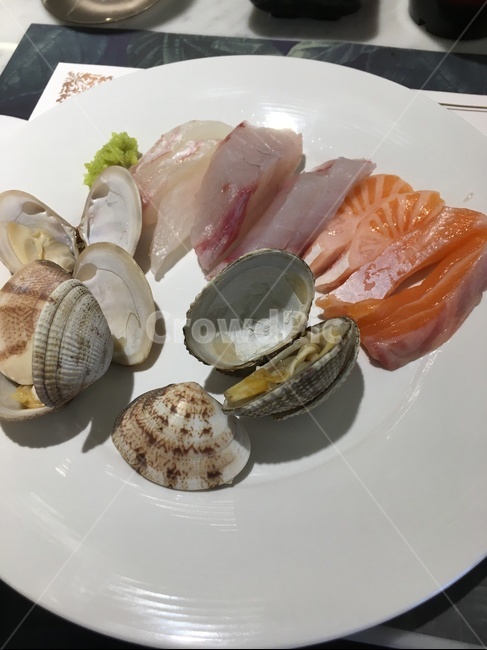 회,일식,조개찜,해산물,연어,방어,광어,바지락,백합,조개,찜