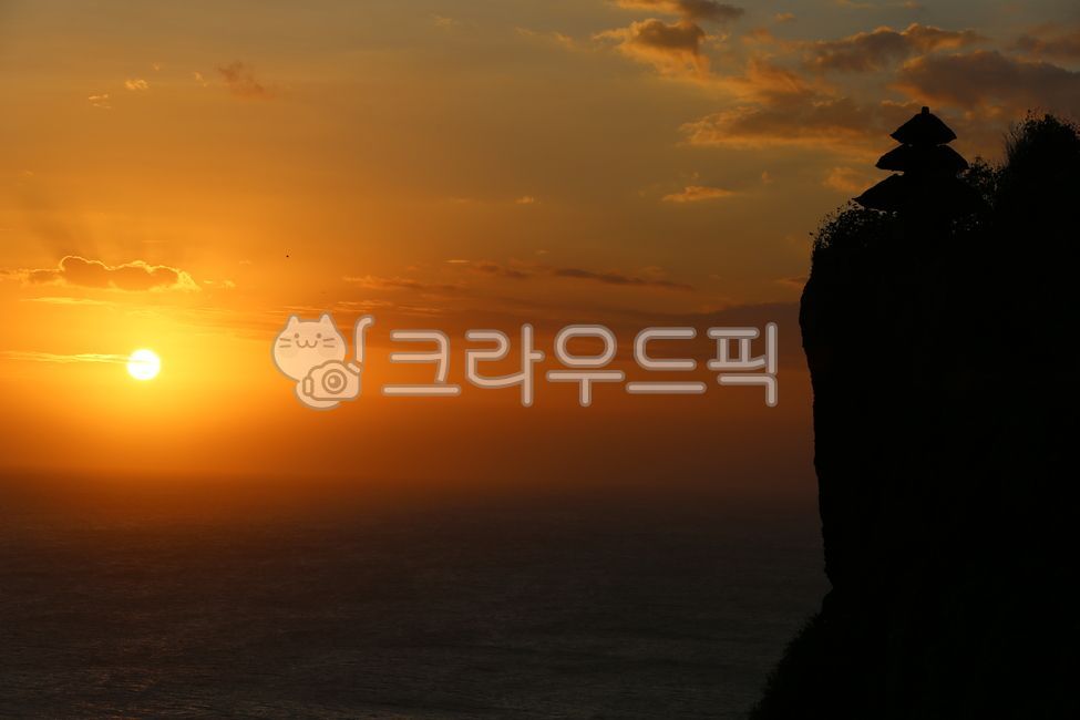 인도네시아,발리,울루와뚜,풍경,일몰풍경