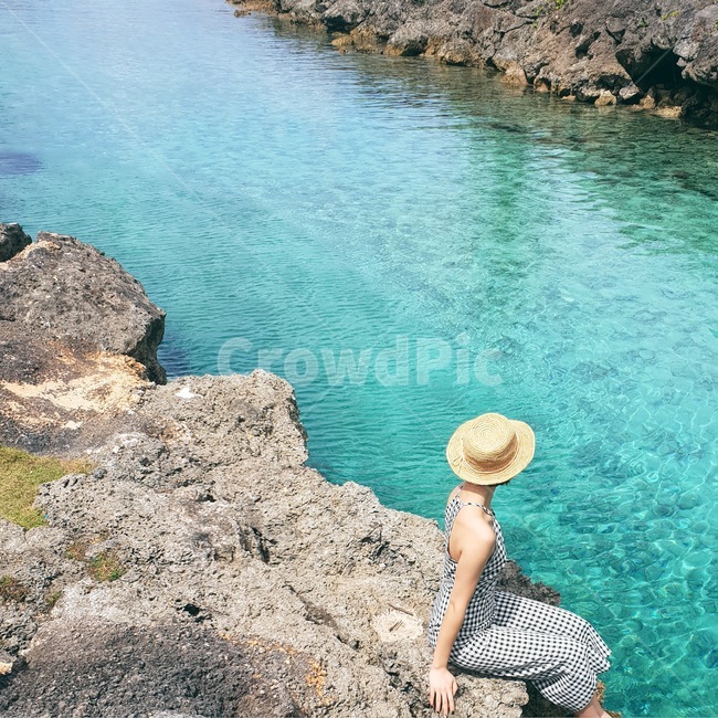 여행,괌,에메랄드밸리,괌남부투어,뒷모습,여름,계절,summer,season,사람,인물,인간,human,person,여성,여자,woman,female,lady,여행,휴가,traveling,vacation,trip