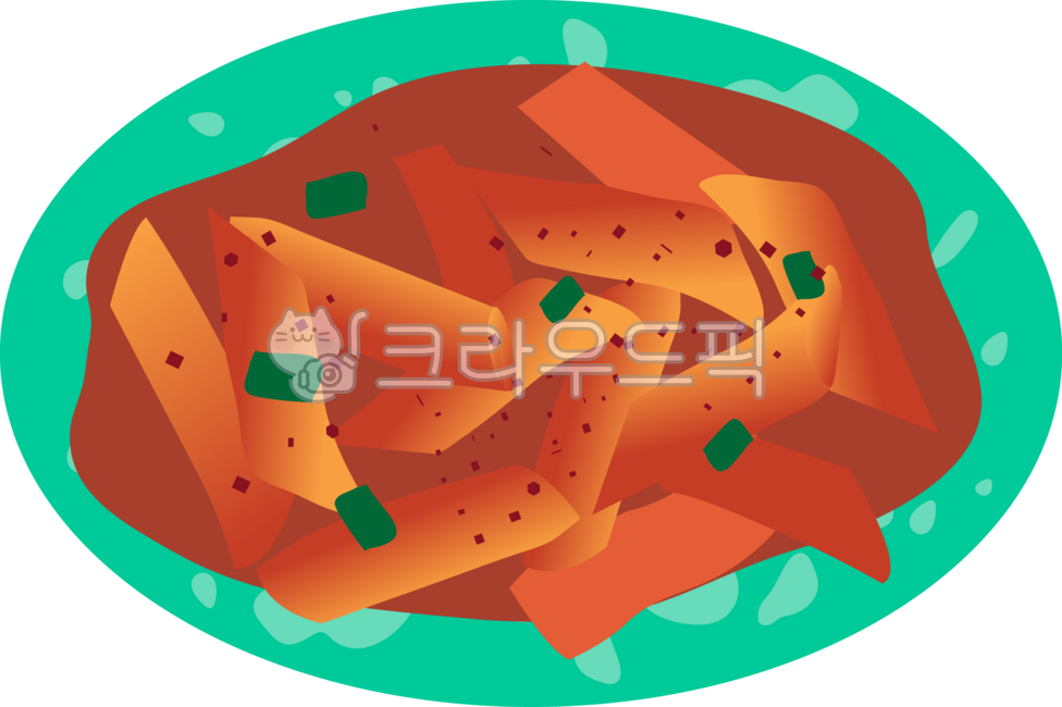 떡볶이,분식,길거리음식,음식,푸드,k푸드,분식일러스트,떡볶이일러스트,떡튀순