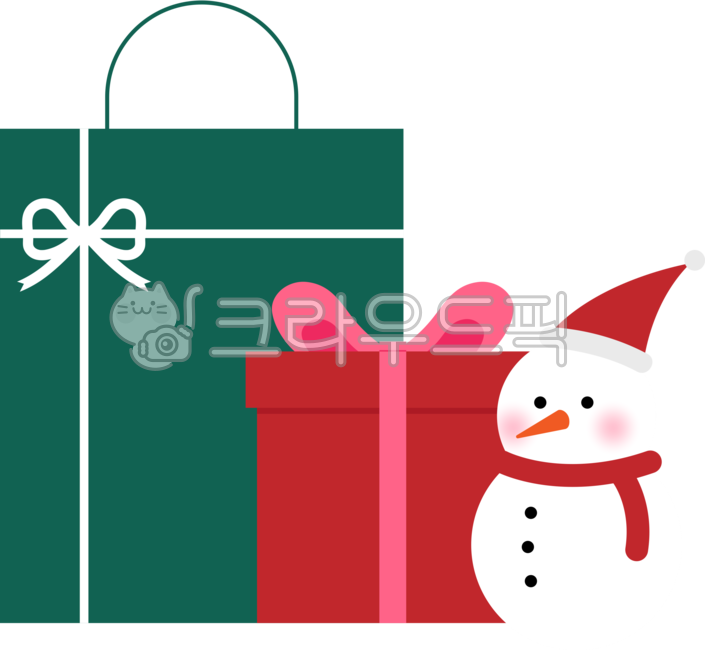크리스마스,christmas,선물,present,gift,상자,쇼핑백,가방,리본,ribbon,box,귀여운,cute,눈사람,snowman,성탄절,모자,크리스마스선물
