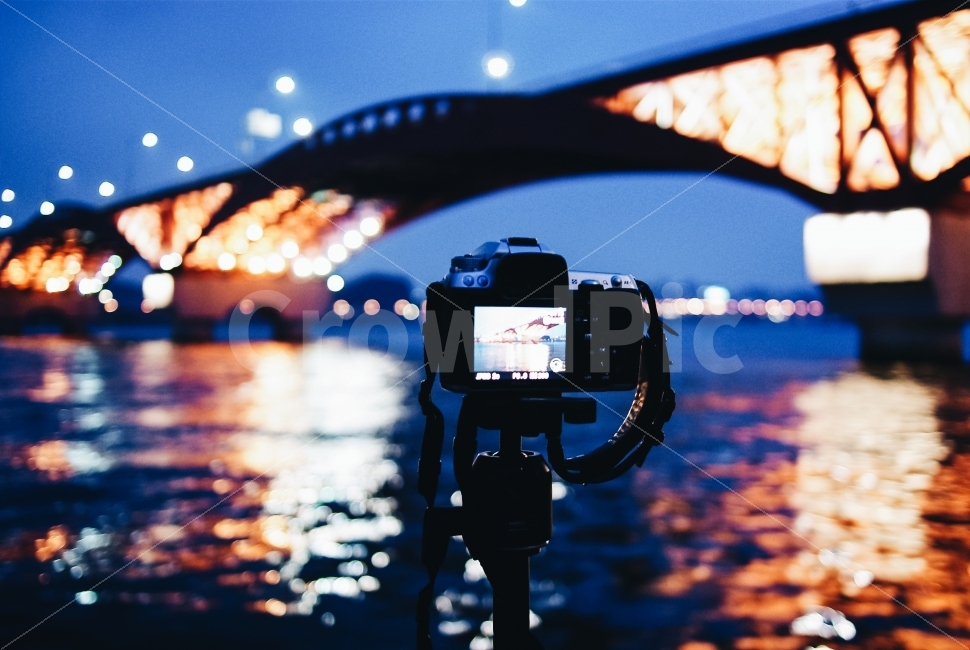 Production,Seongsan Bridge,bokeh,camera,bokeh of light