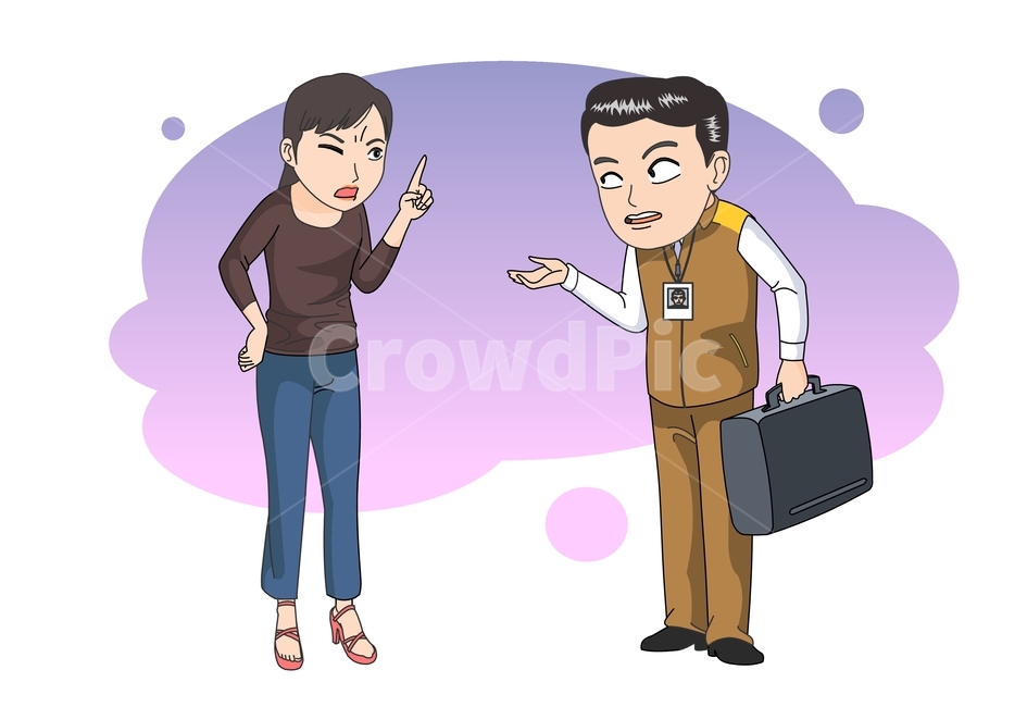 일러스트,벡터,이미지,핸드드로잉,드로잉,아트,만화,클립아트,그래픽,디자인,상황,상황그림,상업미술,일러스트레이션,직원교육,교육,삽화,캐릭터,상황컷,서비스,고객응대,사람,남자,여자,서비스기사,as기사,주부,아줌마,as센터,청구,고객만족,만족,남녀,방문,시추에이션,동작,행동,방문상담,방문기사,가방,상담,요구,요청,수리,화남,짜증,말싸움,삿대질,불만족,불친절,수리비,비용청구,분쟁,그래픽,일러스트레이션,graphic,illustration