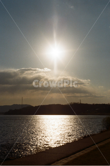 한강,강,하늘,빛,태양,구름,자연,풍경,nature,landscape,light,flare,플레어