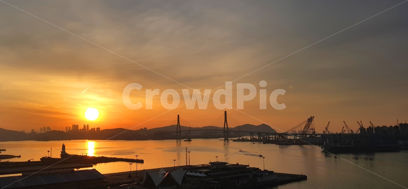 부산항,일출,태양,바다,항구,sunrise,busan,부산,전경