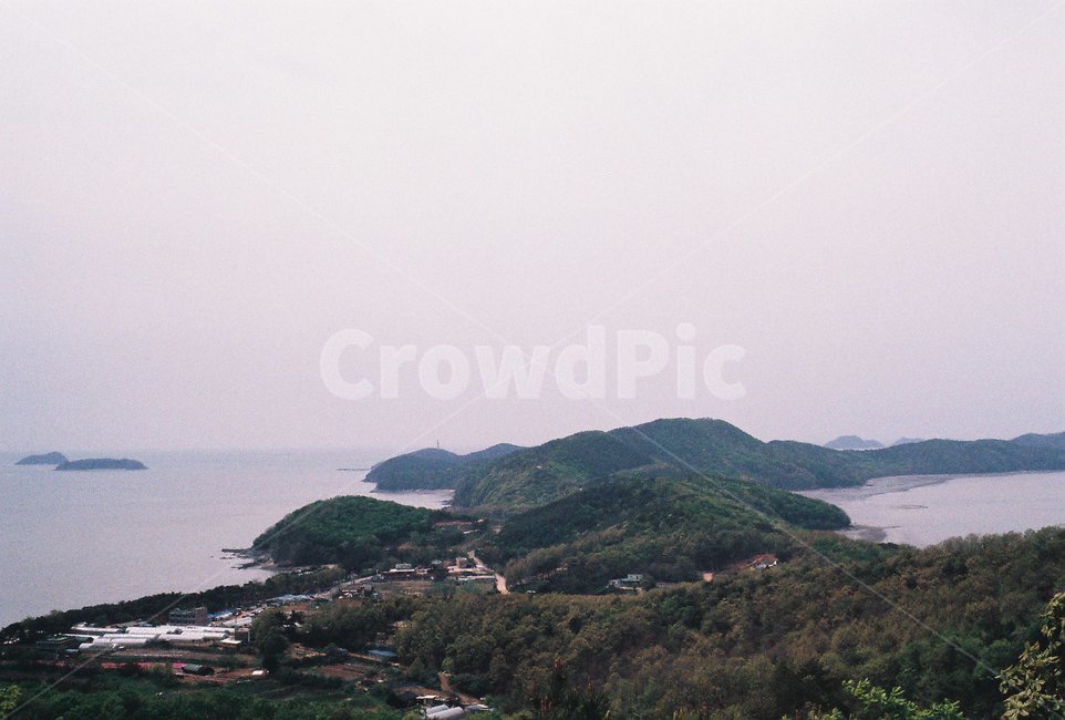 바다,sea,자연,풍경,nature,outdoors,landscape,섬,island,필름,필름사진,film,옥외,water,물,shoreline,해안선,slope,경사,자연,풍경,nature,landscape