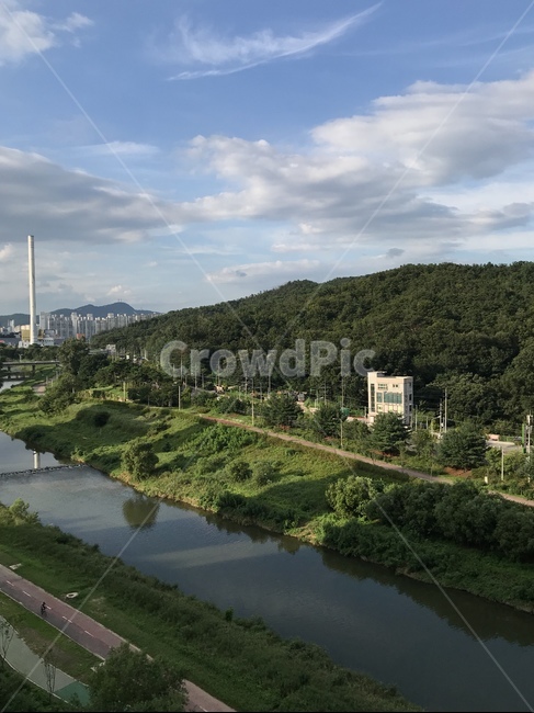 파란하늘,구름,여름하늘,sky,항공컷