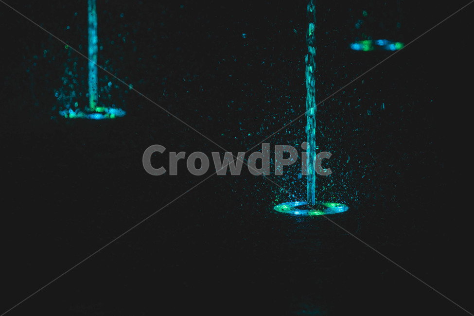 네온,분수,분수대,물,느낌,감성,밤,야간,neon,glow,water,fountain,야경,밤,풍경,nightscape,night,landscape