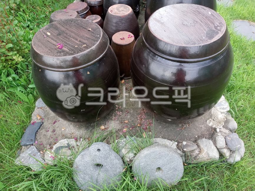 항아리, 독, 고추장항아리, 시골, 마당, 사진,이미지,일러스트,캘리그라피 - Nalsth17작가