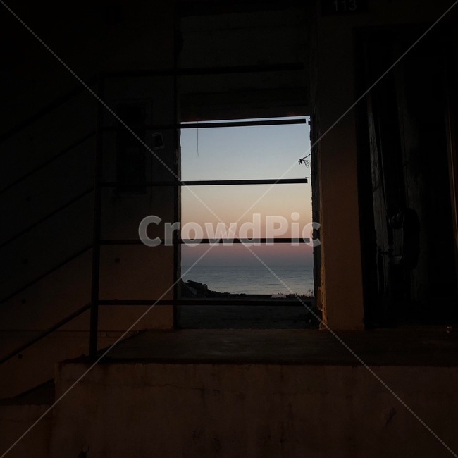 제주,노을,하늘,바다,건물,공사,자연
