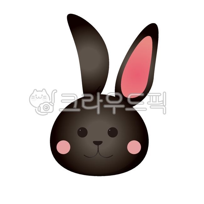 black rabbit,Year of the black rabbit,rabbit face,Day care Center,2023,Its a rabbit,rabbit character,cute,year of gyemyo,kindergarden,rabbit picture,rabbit,animal,illustration,rabbit illustration,graphic,new year