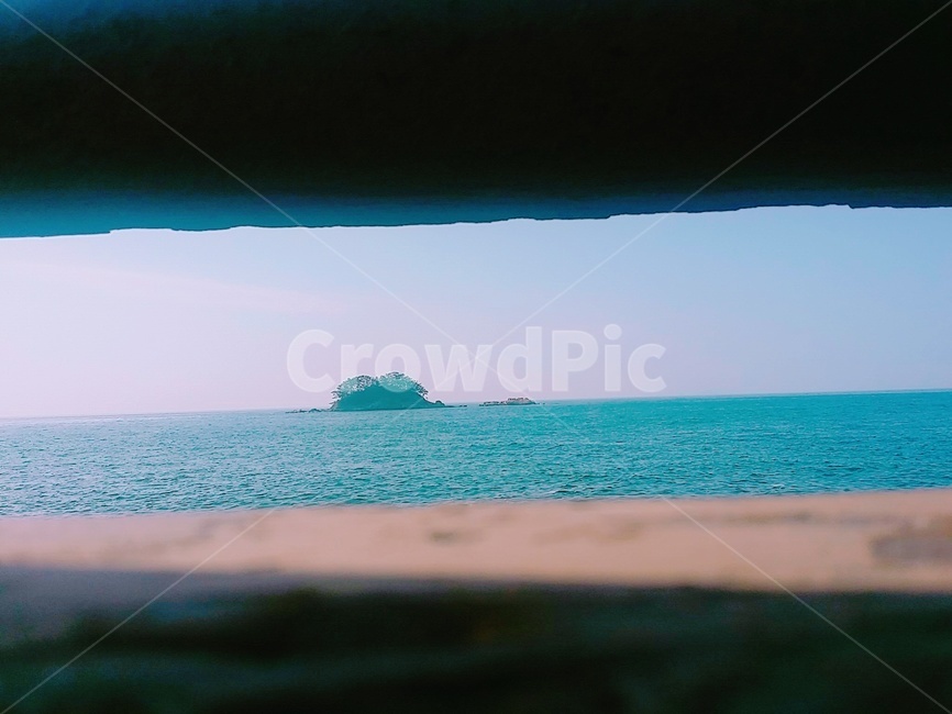 바다,춘장대,섬,풍경,sea,자연